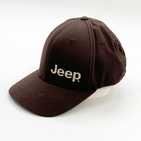 *SOLD* Jeep Hat Port Authority L LX Brown FlexFit - Picture 11 of 12